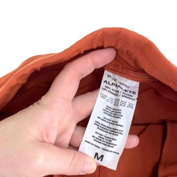 Alphalete Orange Leggings Joggers - Picture 4 of 5